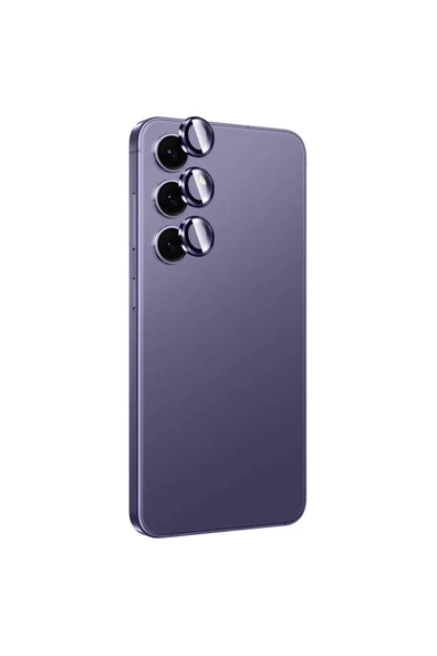 Samsung Galaxy S24 Plus Uyumlu Kamera Lens Koruyucu Temperli Tam Kaplayan ürün görseli 1