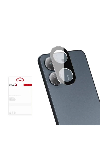 Xiaomi Redmi 13C Kamera Lens Koruyucu Siyah Çerçeveli Korunaklı (3D K.C) ürün görseli 1