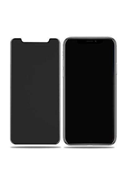 İphone XS 5.8 Uyumlu  HEPTEKİLETİŞİM Rika Premium Privacy Temperli Cam Ekran Koruyucu ürün görseli 1