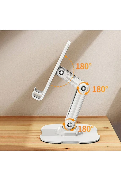 Dönebilen Başlıklı Telefon Ve Tablet Standı (L23) - Resim 4