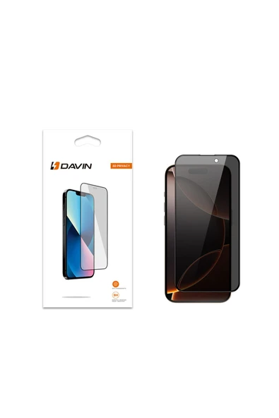 Apple Iphone 16 Pro Davin 5d Privacy Cam Ekran Koruyucu ürün görseli 1
