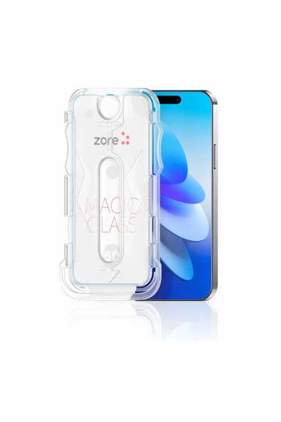 Apple iPhone 16 Pro Ekran Koruyucu Uygulama Aparatlı 9h Dayanıklı (Z-5D-MAGİC) ürün görseli 1