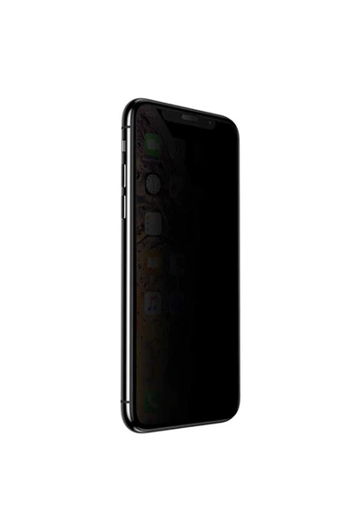 Apple iPhone 11 Pro Hayalet Ekran Koruyucu Ahize Kısımlı Toz Geçirmez Koruma (a-dust-pri) Siyah ürün görseli 1