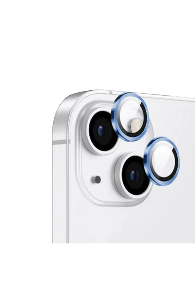 Iphone 13 Uyumlu Safir Kamera Lens Koruyucu (kolay Takma Aparatlı) Cl-12 Gümüş ürün görseli 1