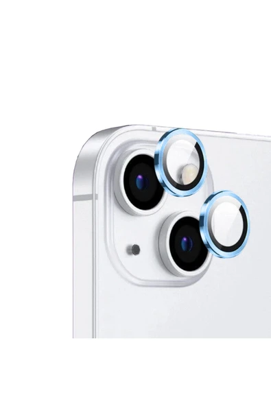 Iphone 14 Uyumlu Safir Kamera Lens Koruyucu (kolay Takma Aparatlı) Cl-12 Siyah ürün görseli 1