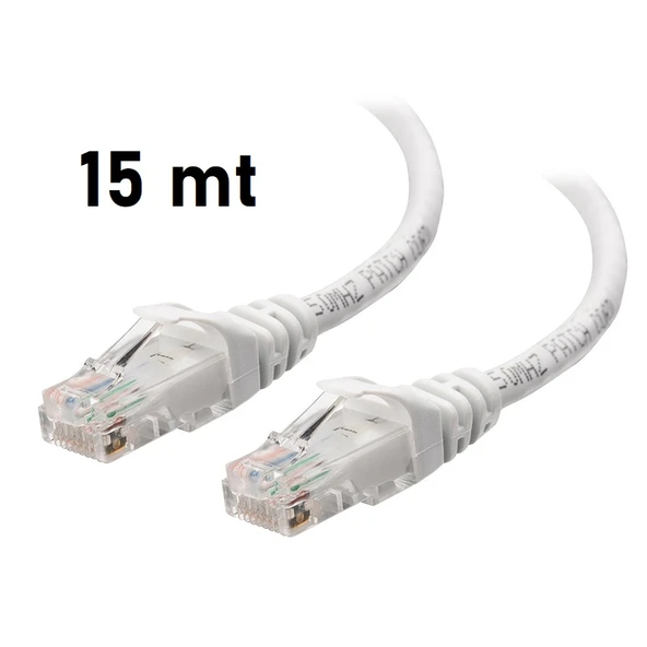 SHOWMAX CAT6 15 MT POŞETLİ RJ45 PATCH NETWORK ETHERNET İNTERNET KABLOSU - Resim 2