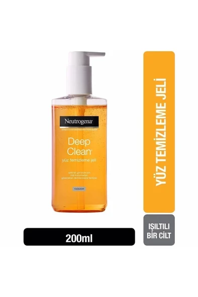 Neutrogena Deep Clean Yüz Temizleme Jeli 200 ml ürün görseli 1