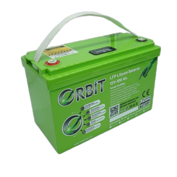 Orbit 12V 100Ah LifePO4 Marin Bluetooth Lityum Akü ürün görseli 1
