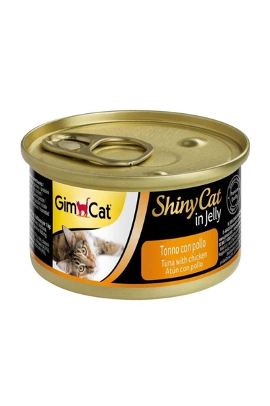 Gimcat ShinyCat Ton Balıklı Tavuklu Kedi Konservesi 70 Gr ürün görseli 1