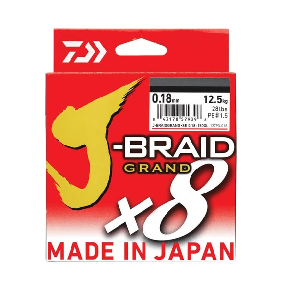 Daiwa JB Grand 8B 300m Multi Color İp Misina 0,20 MM ürün görseli 1