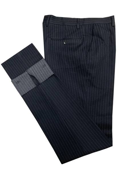Avasar Erkek Lacivert Çizgili Regular Fit Kumaş Pantolon-7227 ürün görseli 1