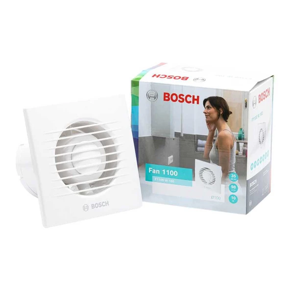Bosch F1100 W 100 Mini Duvar Tipi Aksiyal Fan 95m3 ürün görseli 1