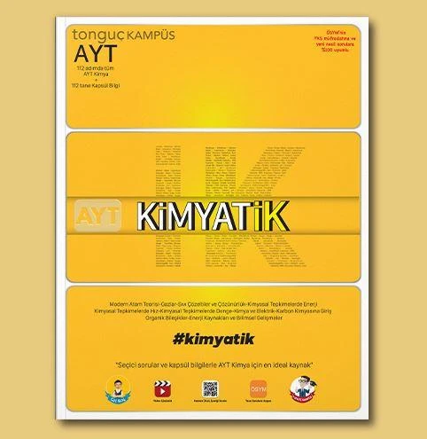 TONGUÇ MATEMATİK AYT KİMYATİK SORU BANKASI ürün görseli 1