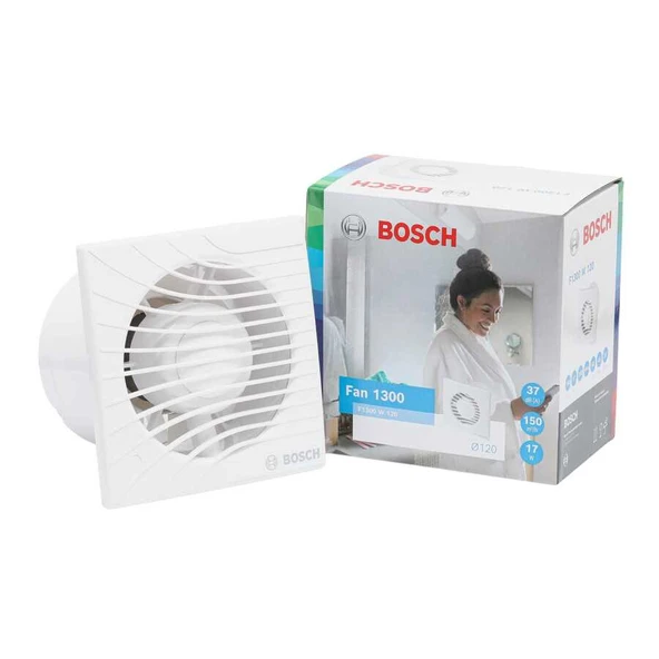 BOSCH F1300 W 120 Plastik Banyo Aspiratörü-Fanı 150 m3h ürün görseli 1