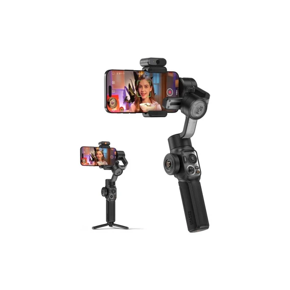 Zhıyun Smooth-5s Aı Pro Yapay Zeka Takip Sensörlü 3 Eksenli Telefon Sabitleyici Gimbal ürün görseli 1