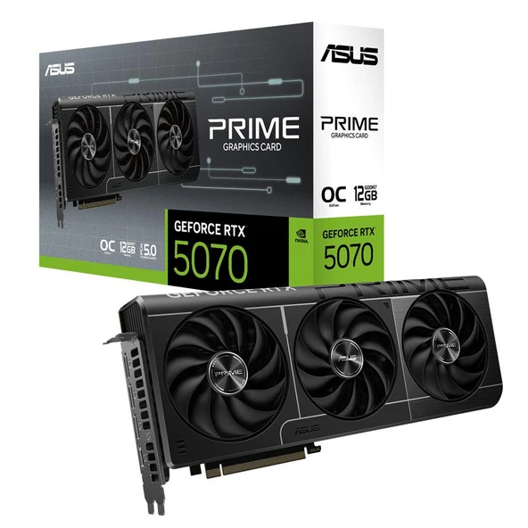 Asus PRIME-RTX5070-O12G 12GB 192Bit GDDR7 DP/HDMI PCI 5.0 Ekran Kartı ürün görseli 1