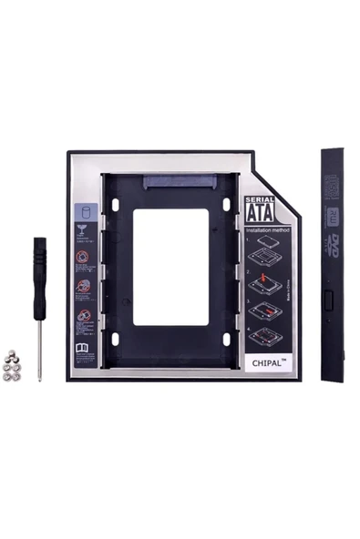 12.7mm Sata Hdd Harddisk Caddy Kızak Kutu Laptop Ssd Notebook Ikinci Hdd Takma - A07 ürün görseli 1