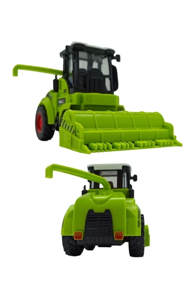 Tarım Aracı Traktör Biçerdöver Kaliteli Sürtmeli Oyuncak Tarım Makineleri 14x8cm. ürün görseli 1