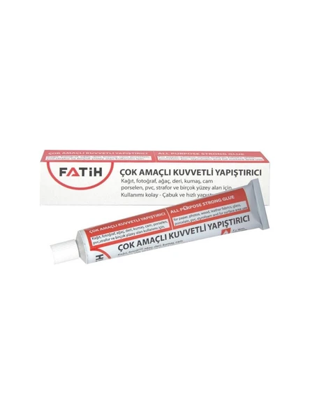 Fatih 90 gr  Çok Amaçlı Kuvvetli Sıvı Tüp Yapıştırıcı ürün görseli 1