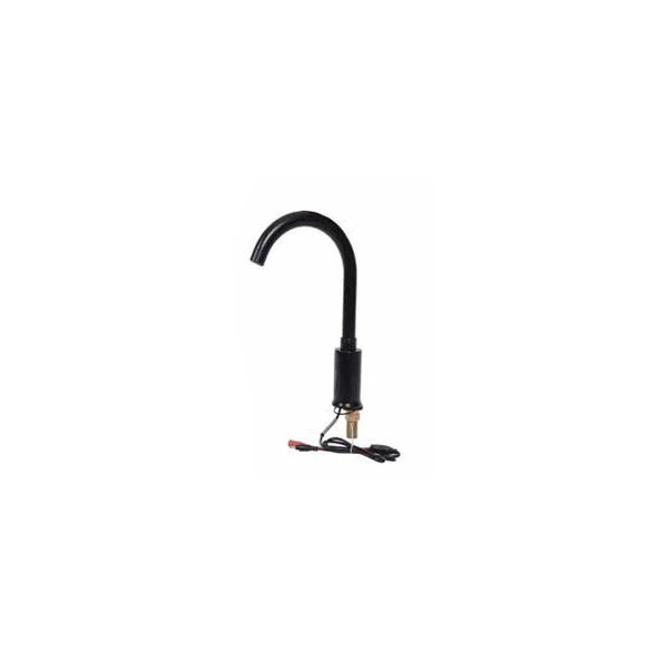Gms Fotoselli Sensörlü Siyah Lavabo Musluk Bataryası Çift Girişli FT005-S ürün görseli 1