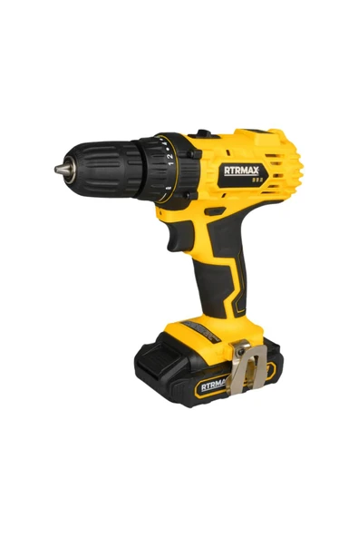 Rtrmax Rtm350 Akülü Matkap 18V 2x1.5 Ah Akü 1400 d/Dk 30Nm ürün görseli 1