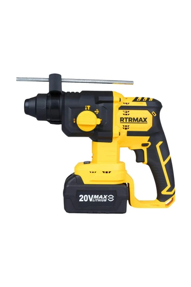 Rtrmax Rts5040 Akülü Pnömatik Kırıcı-Delici Kömürsüz 1.8J 20MM 2x4 Ah Akü S-Lion ürün görseli 1