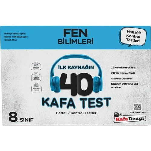 KAFADENGİ 8.SINIF FEN BİLİMLERİ KAFA SORU BANKASI ürün görseli 1