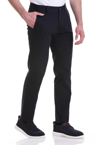 Avasar Erkek Lacivert Regular Fit Keten Pantolon-7230 ürün görseli 1