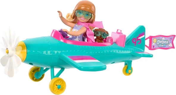 Barbie ® Chelsea'nin Pervaneli Mini Uçağı Oyun Seti HTK38 ürün görseli 1