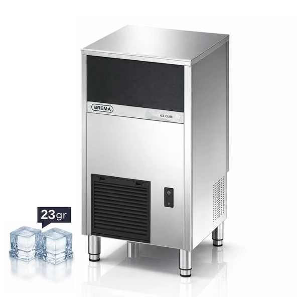 Brema 54 kg/gün Hazneli Ticari Küp Buz Makinesi – CB 425 A HC B-QUBE ürün görseli 1