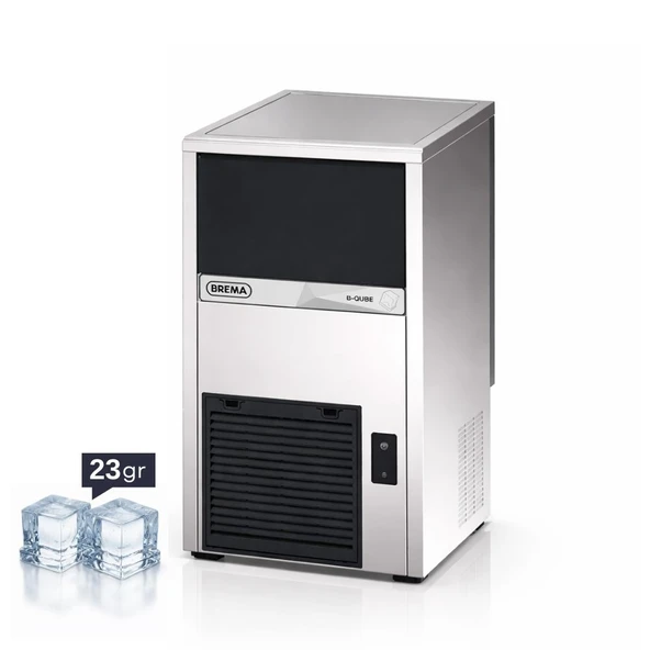 Brema 32 kg/gün Hazneli Ticari Küp Buz Makinesi – CB 249 A HC B-QUBE ürün görseli 1