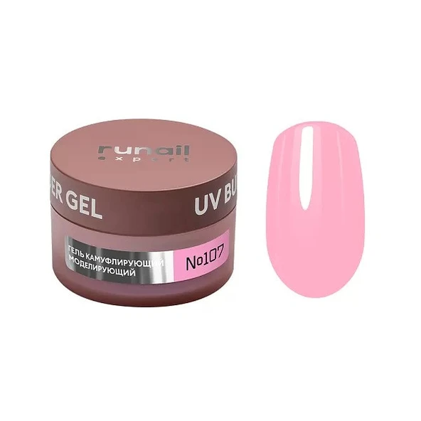 Runail Expert Protez Tırnak Jeli UV Gel Pembe 15Gr. 107 ürün görseli 1