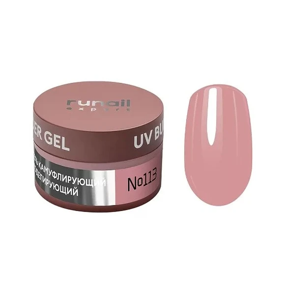 Runail Expert Protez Tırnak Jeli UV Gel Nude Şeftali Pembe 15Gr. 113 ürün görseli 1