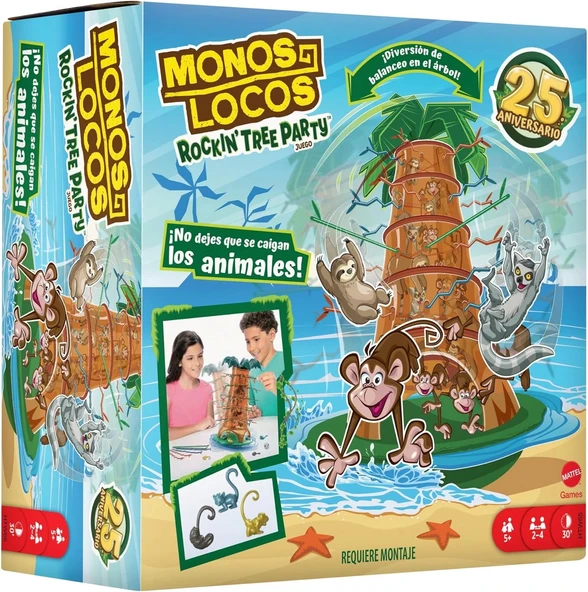 Tumblin Monkeys 25. Yıl Özel Kutu Oyunu HTW65 ürün görseli 1