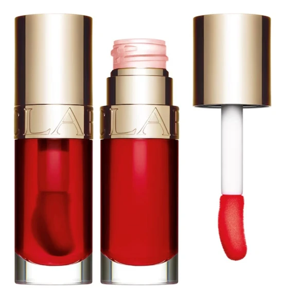 Clarins Lip Comfort Oil - Parlatıcı Dudak Yağı 08 - Strawberry ürün görseli 1