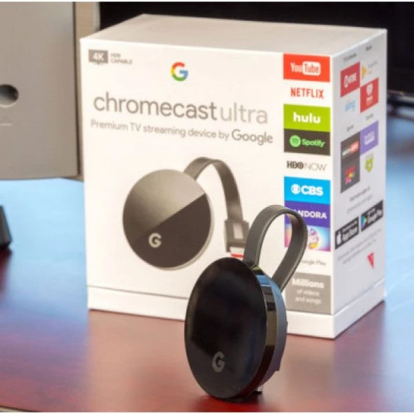 PTTAVM: Google Chromecast Ultra 4K Kablosuz Görüntü Aktarıcı
