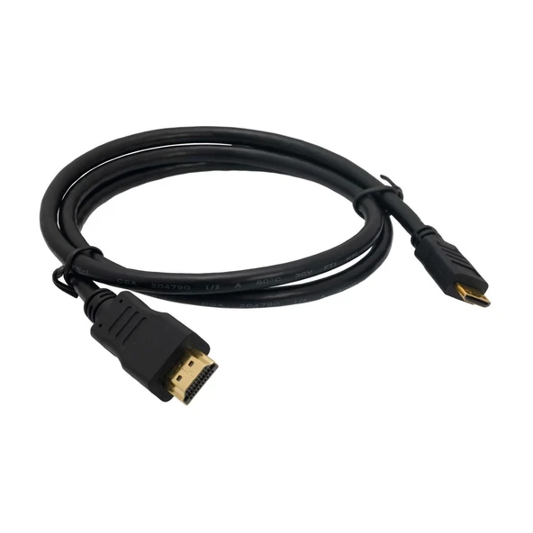 Projeksiyon, Foto Makinesi,SLR Kamera,Tablet Uyumlu Mini Hdmi to Hdmi Kablo ürün görseli 1