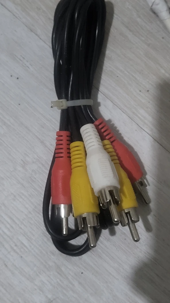 Rca kablo 3 lü kablo 125 cm av ses video ürün görseli 1