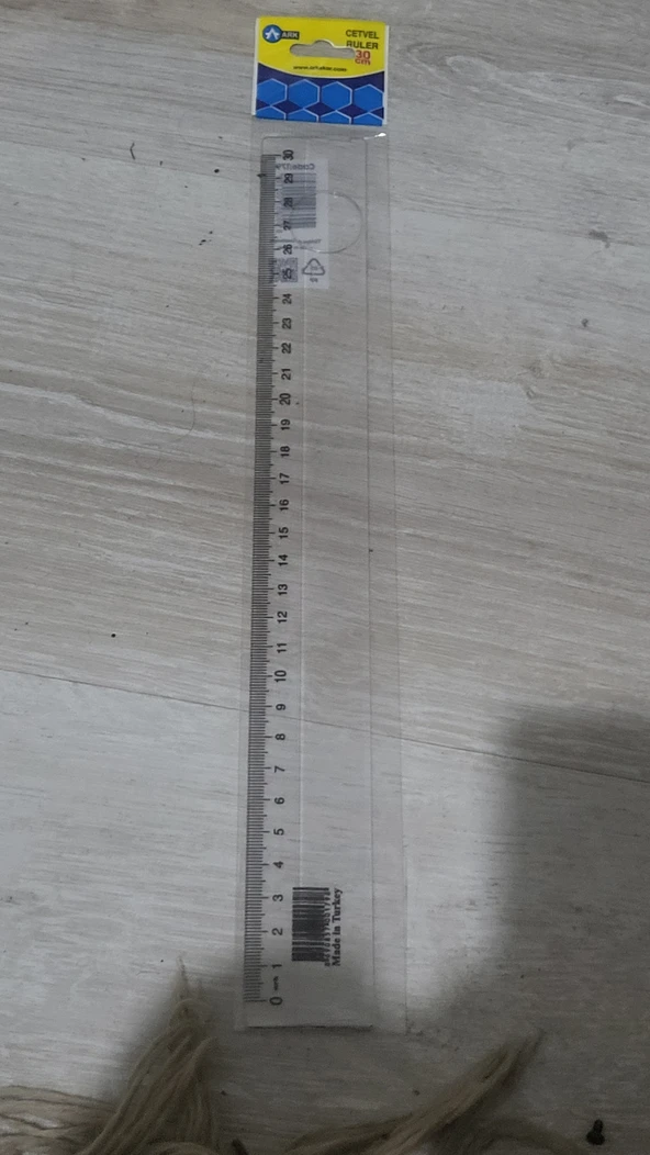 30 cm cetvel ark - Resim 2