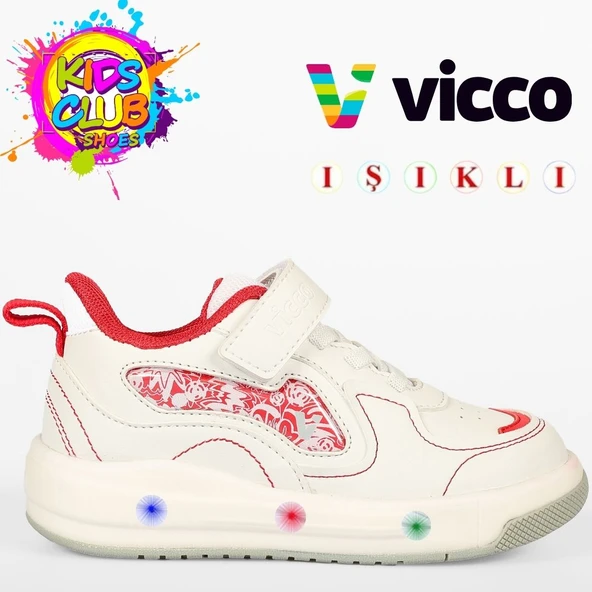 Vicco Disnew Işıklı Ortopedik Çocuk Spor Ayakkabı ürün görseli 1