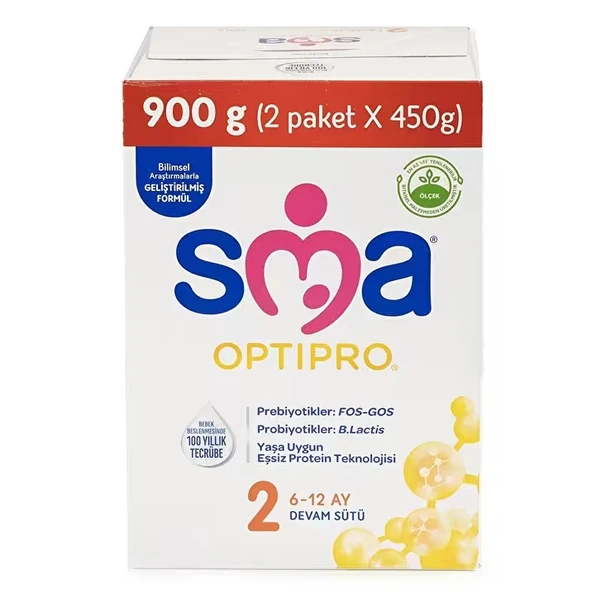 SMA Optipro 2 Devam Sütü 450 gr 2'li ürün görseli 1