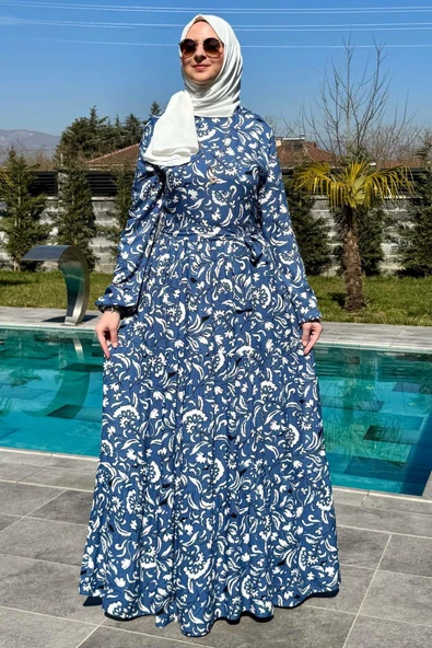 Serra Elbise Mavi - Resim 4