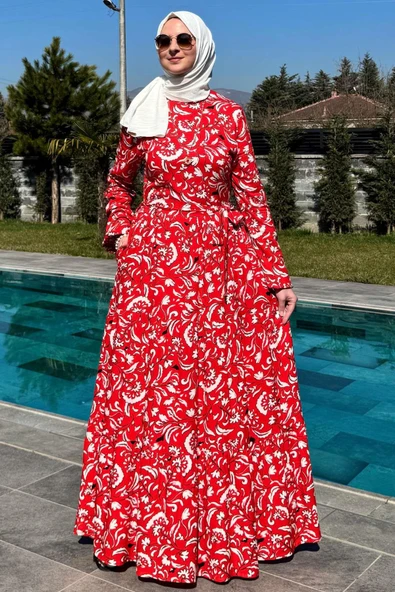 Serra Elbise Kırmızı - Resim 8