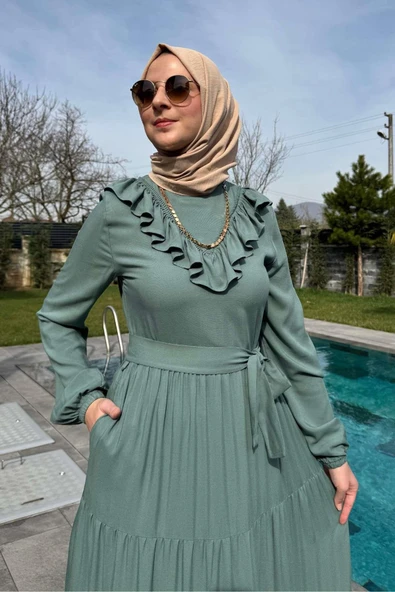Jale Elbise Çağla - Resim 5