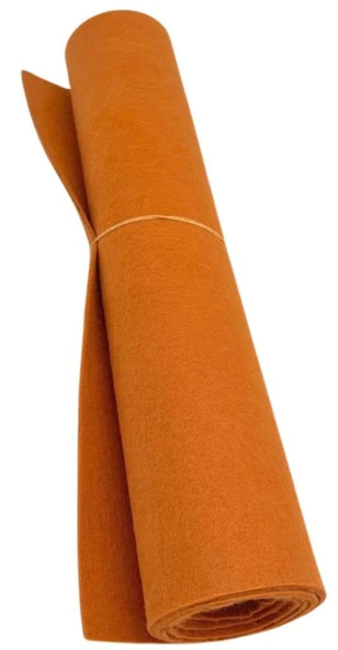 Çanta Aksesuar 3 mm Keçe Turuncu-Taba 50x40 cm ürün görseli 1