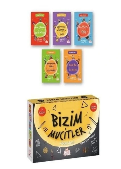 BİZİM MUCİTLER SETİ 5 KİTAP NESİL ÇOCUK ürün görseli 1