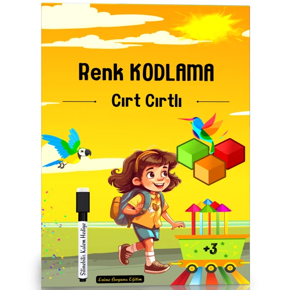 Cırt Cırtlı Renk KODLAMA YAZ-SİL Eğitim Seti ürün görseli 1