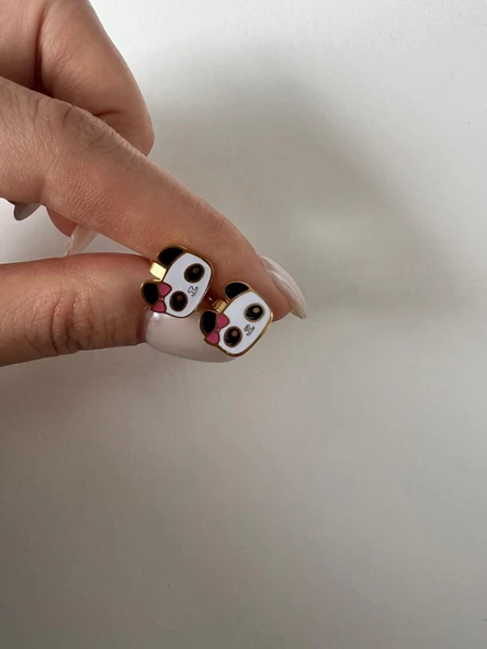 ÇELİK COCUK KÜPE PANDA ürün görseli 1