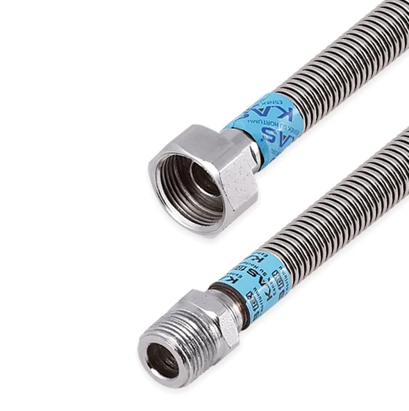 KAS 1/2*1/2 90 CM SU BAGLANTI FLEXİ ürün görseli 1