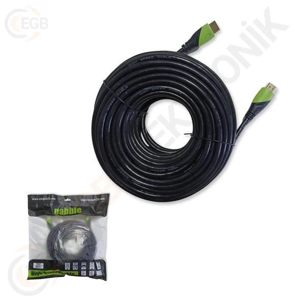 GABBLE GAB-HDG20 14+1 PVC 20M HDMI KABLO (AVD-205 ) (AVD-211) ürün görseli 1